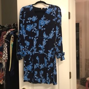 Draper JamesGeranium Floral Tie Sleeve Dress